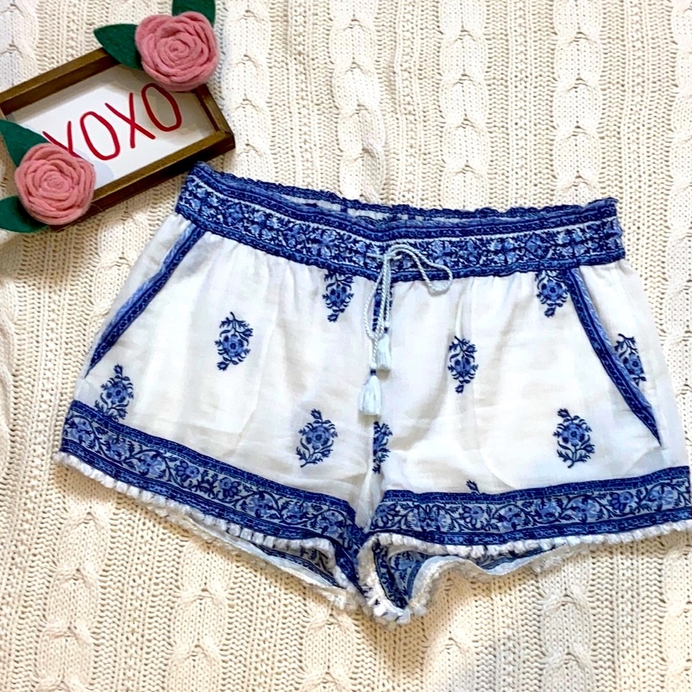 Joie Blue & White summer shorts